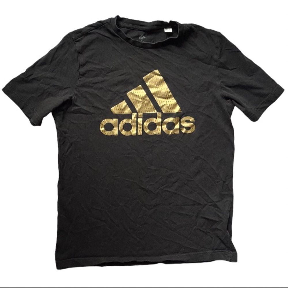 Adidas Gold logo tee